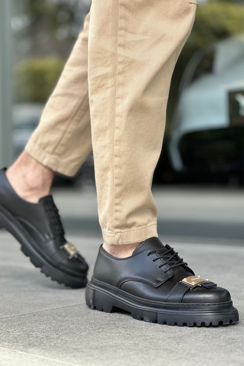 Erkek Klasik Ayakkabı - Siyah - 2402