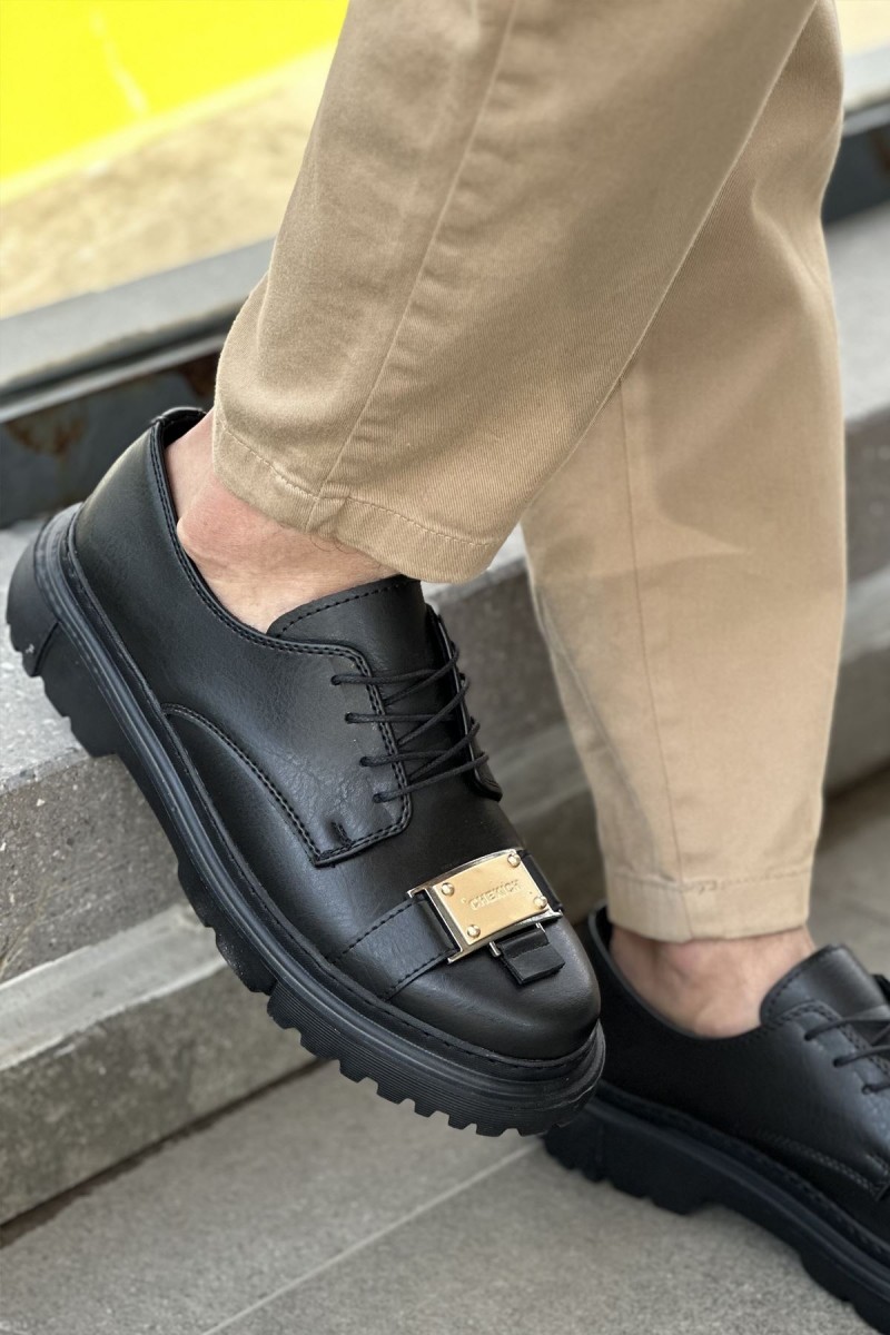 Erkek Klasik Ayakkabı - Siyah - 2402