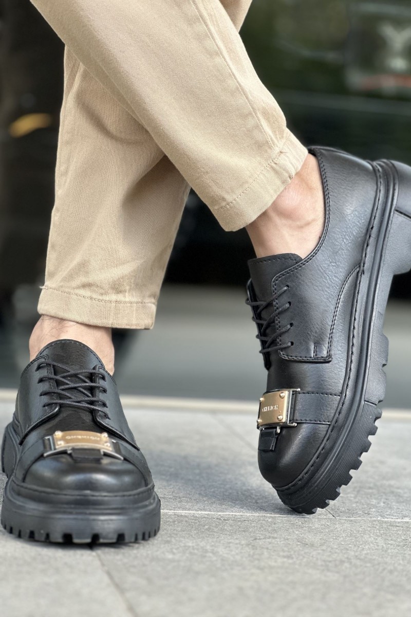 Erkek Klasik Ayakkabı - Siyah - 2402