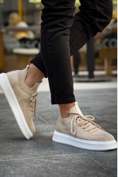 Erkek Sneaker - Bej - 2408