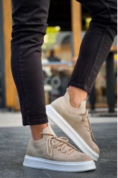 Erkek Sneaker - Bej - 2408