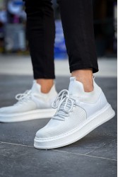 Erkek Sneaker - Beyaz - 2408