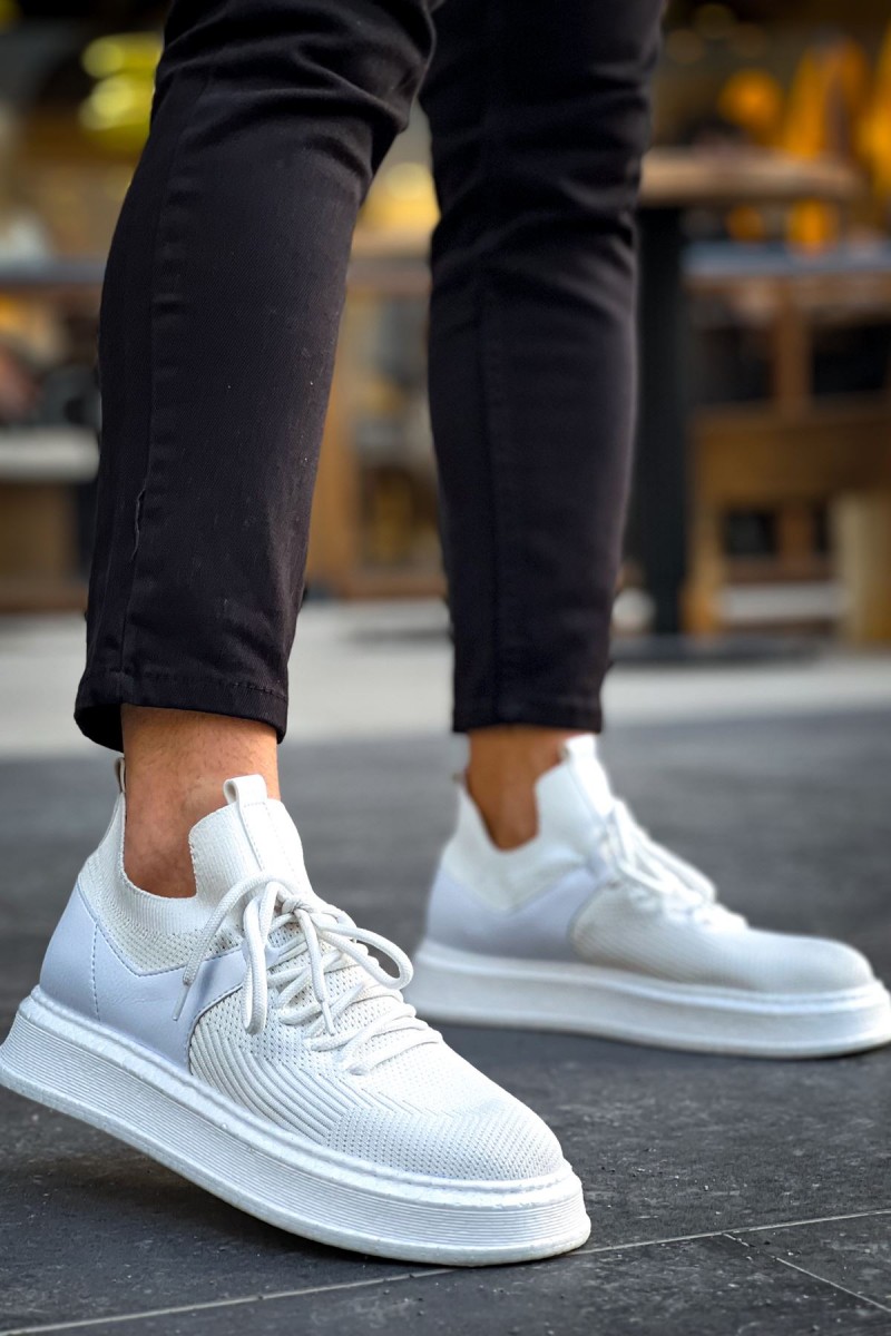 Erkek Sneaker - Beyaz - 2408