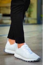 Mens Sneakers - White - 2409