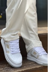 Erkek Sneaker - Beyaz Bej - 2410