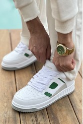 Erkek Sneaker - Beyaz Yeşil - 2410