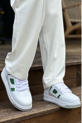 Erkek Sneaker - Beyaz Yeşil - 2410