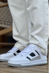 Erkek Sneaker - Beyaz Siyah - 2410