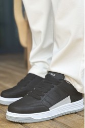 Erkek Sneaker - Siyah Beyaz - 2410