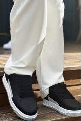 Erkek Sneaker - Siyah Beyaz - 2410