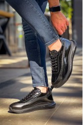 Erkek Sneaker - Siyah Rugan - 2419