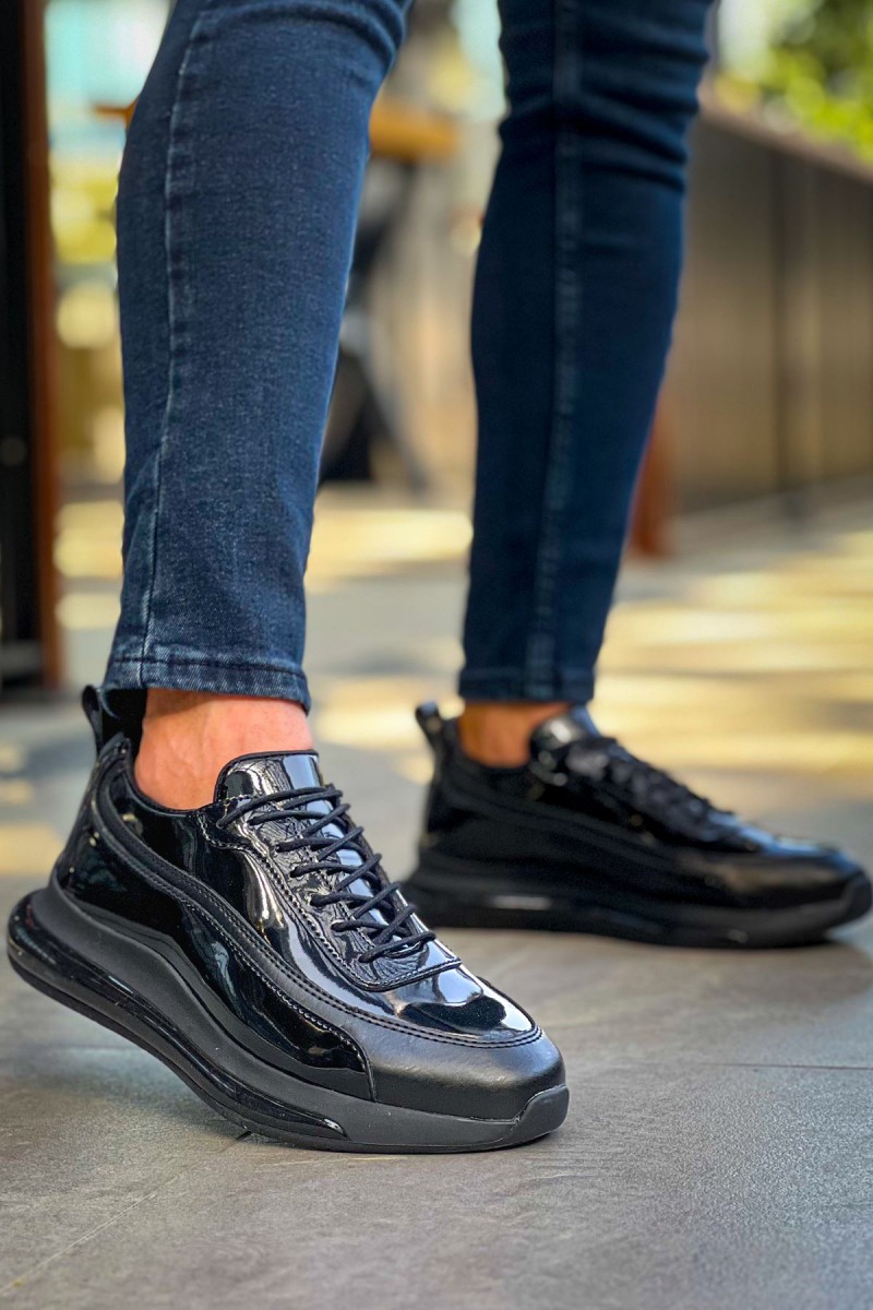 Erkek Sneaker - Siyah Rugan - 2419