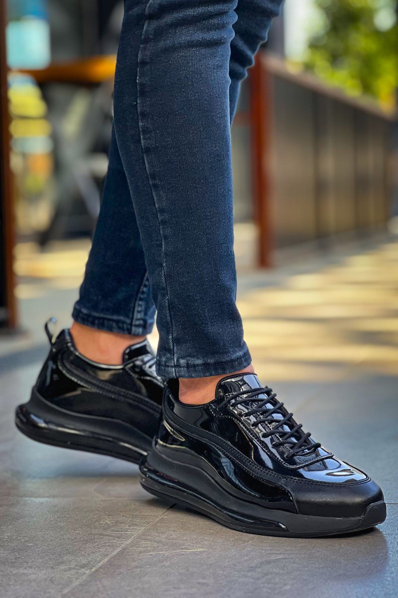 Erkek Sneaker - Siyah Rugan - 2419