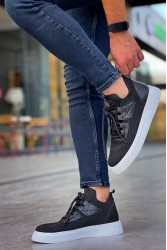 Erkek Sneaker - Siyah Beyaz - 2425