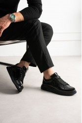 Erkek Sneaker - Siyah Rugan - 2457
