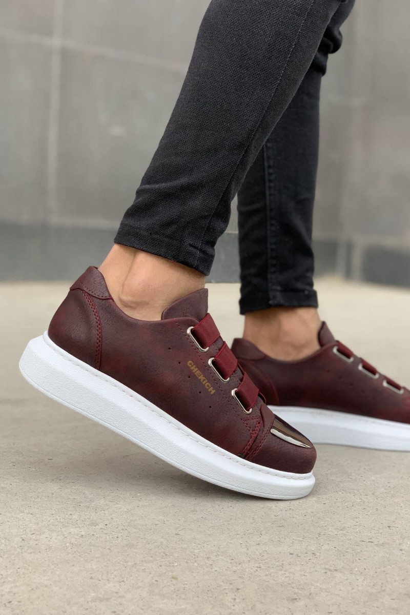 Erkek Sneaker - Bordo - 251