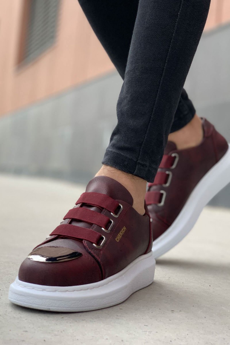 Erkek Sneaker - Bordo - 251