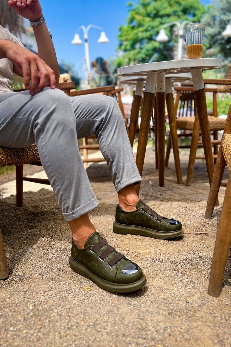Erkek Sneaker - Haki - 251 - 2