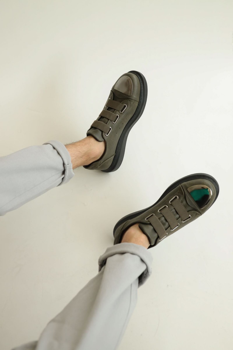 Erkek Sneaker - Siyah Haki - 251