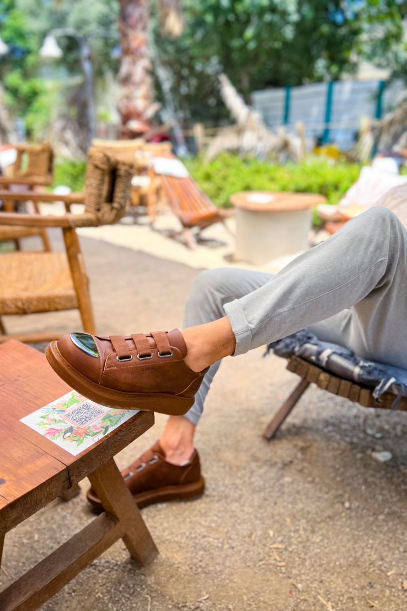 Mens Sneakers - Tan - 251 - 2