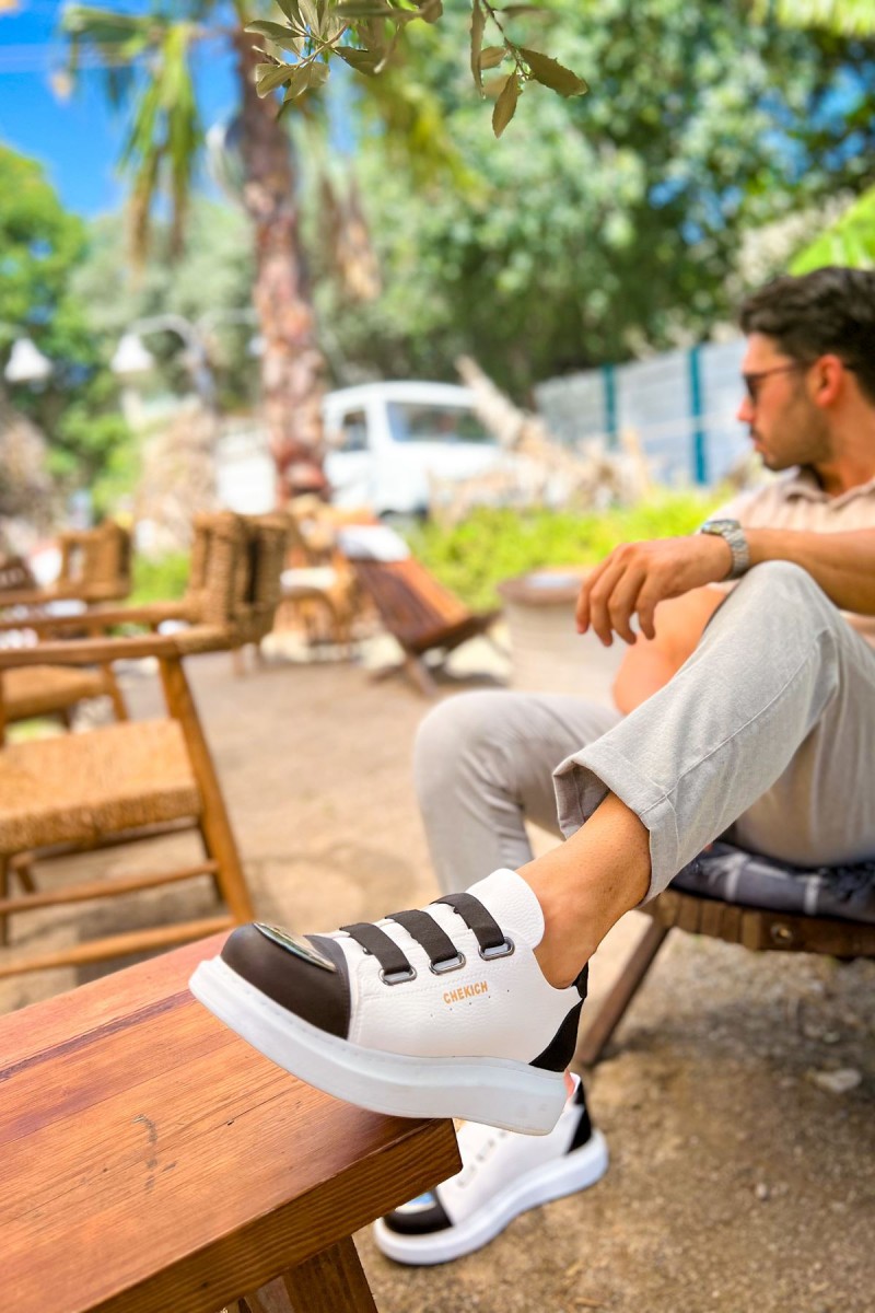 Erkek Sneaker - Beyaz Siyah - 251