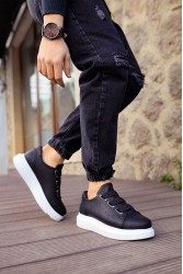 Erkek Sneaker - Siyah Beyaz - 253