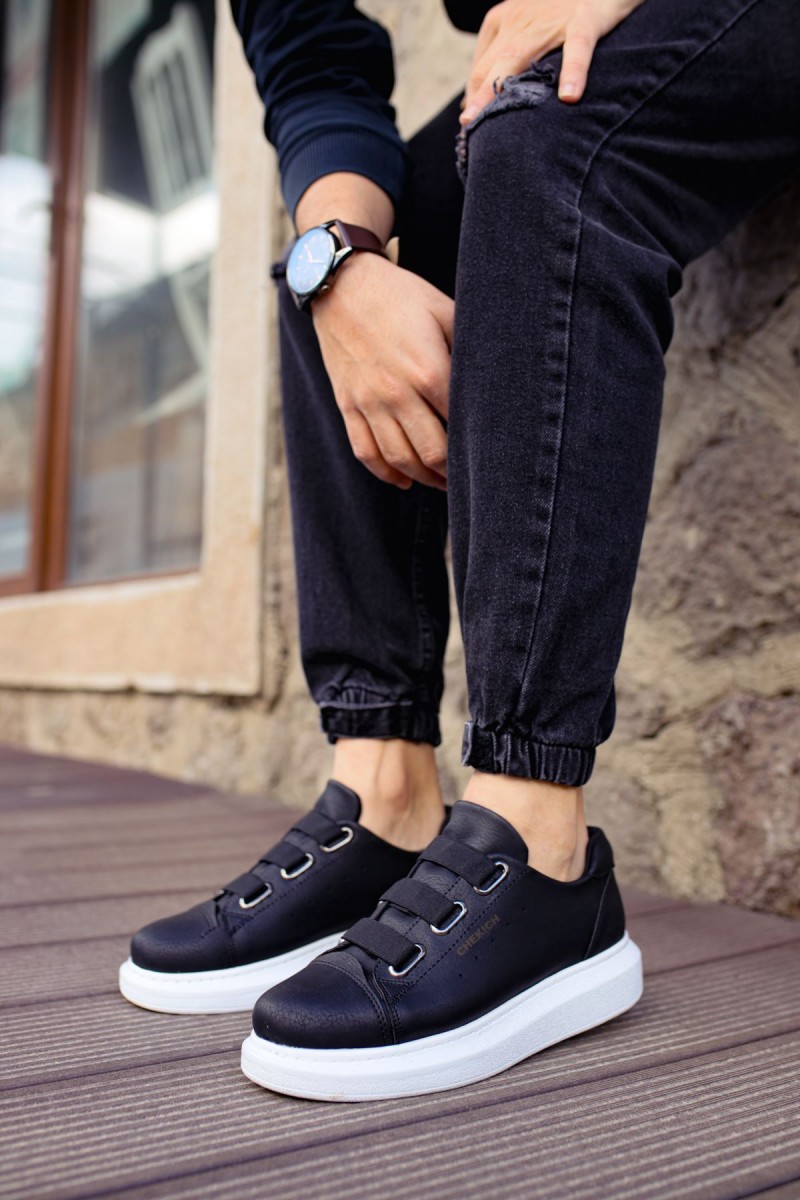 Erkek Sneaker - Siyah Beyaz - 253