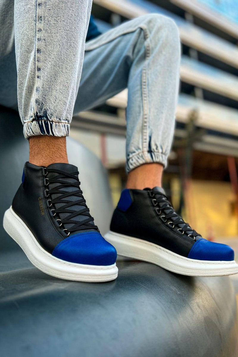 Erkek Spor Bot - Siyah Mavi - Enzo