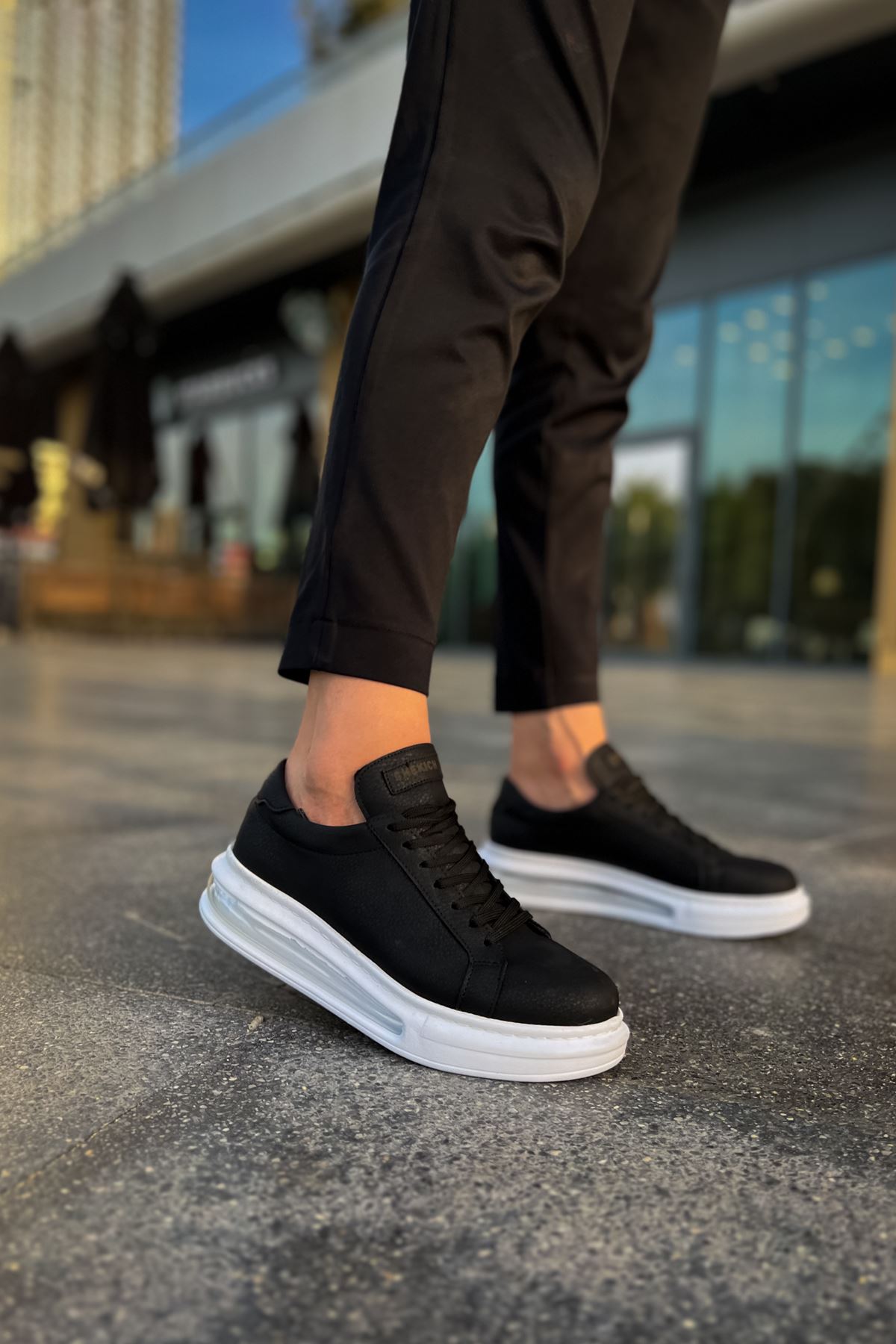 Erkek Sneaker - Siyah Beyaz - 271