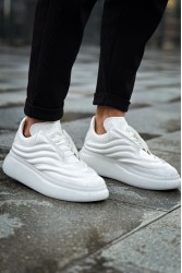 Erkek Sneaker - Beyaz Rugan - 295