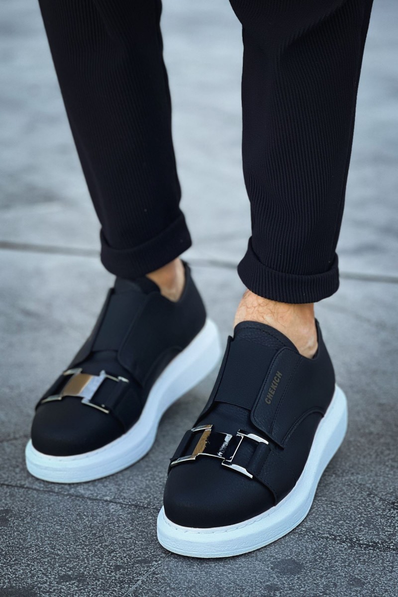 Erkek Sneaker - Siyah Beyaz - 297