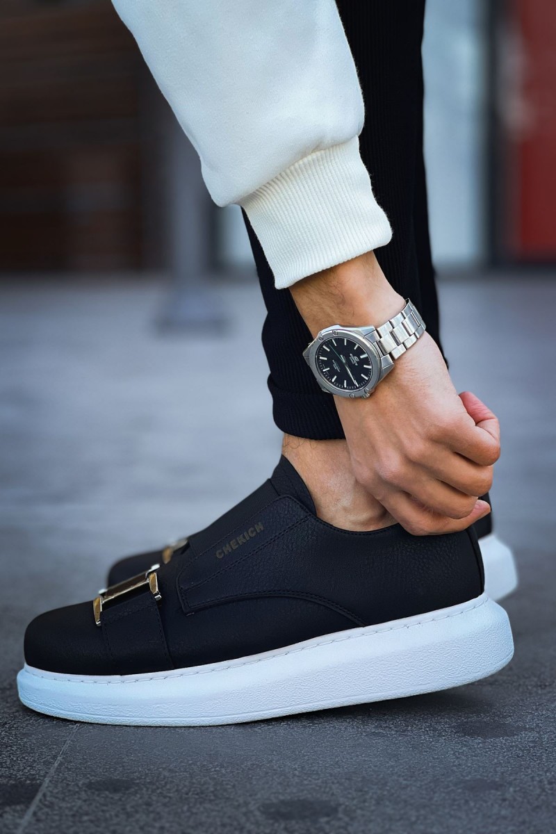Erkek Sneaker - Siyah Beyaz - 297