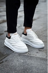 Erkek Sneaker - Beyaz Siyah - 299