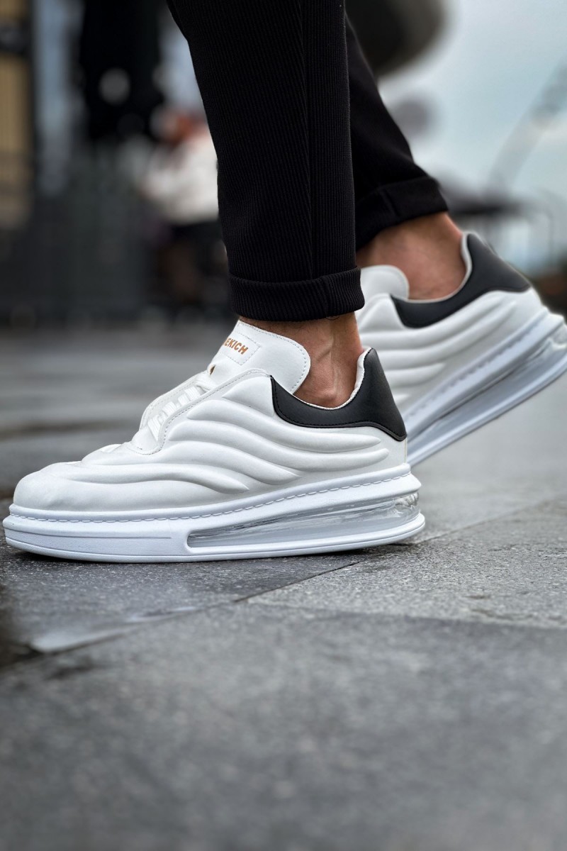 Erkek Sneaker - Beyaz Siyah - 299