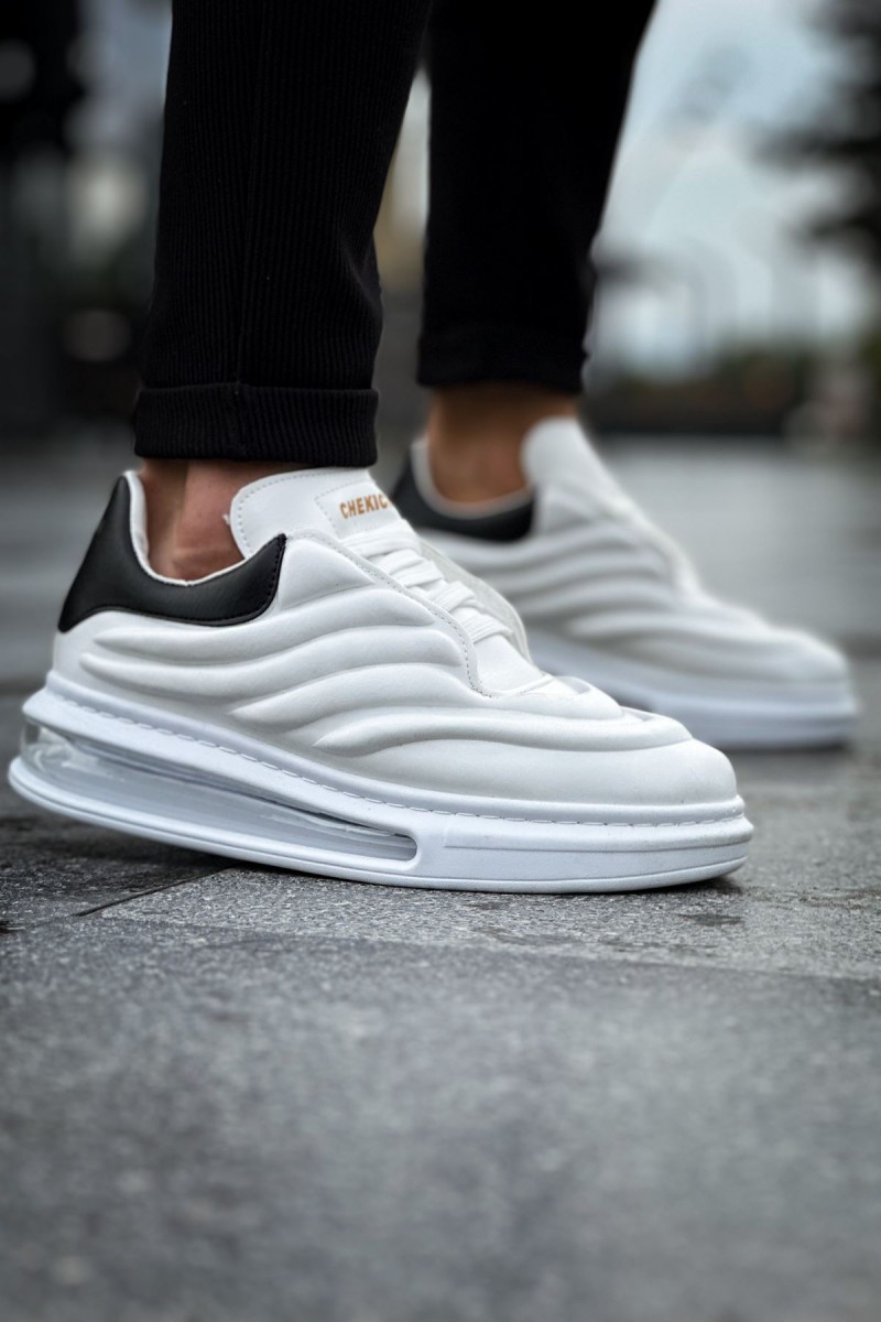 Erkek Sneaker - Beyaz Siyah - 299