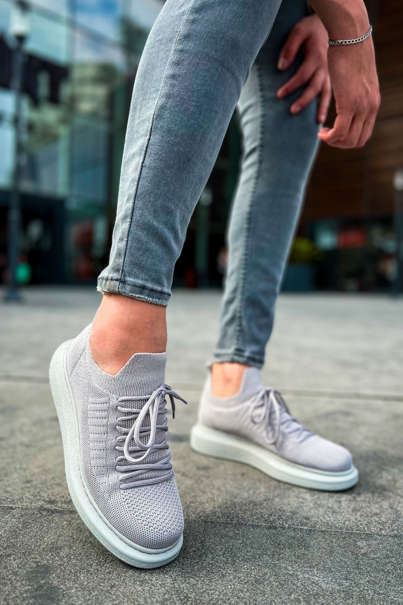 Erkek Sneaker - Gri - 307