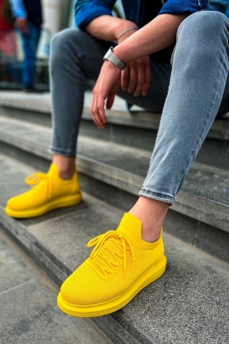 Mens Sneakers - Yellow - 307