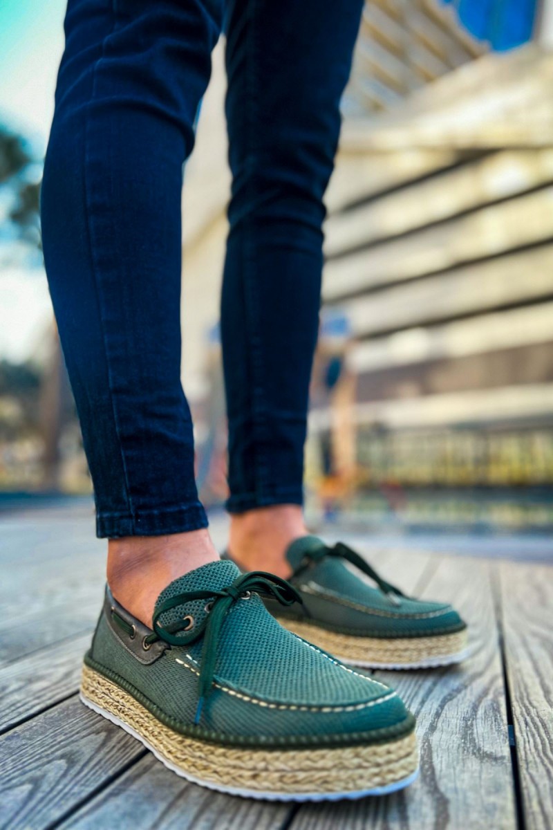 Erkek Klasik Ayakkabı - Haki - 311