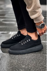 Erkek Sneaker - Siyah Süet - 319