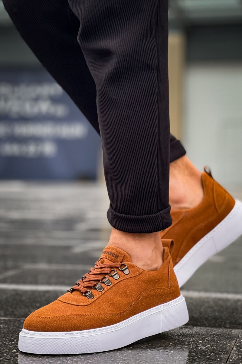 Erkek Sneaker - Taba Süet - 319