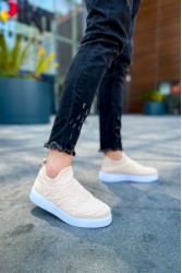 Erkek Sneaker - Bej - 411