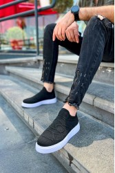 Erkek Sneaker - Siyah Beyaz - 411