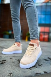 Erkek Sneaker - Bej - 413