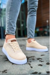 Erkek Sneaker - Bej - 413