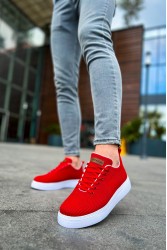 Erkek Sneaker - Kırmızı - 413
