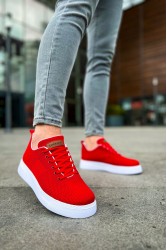 Erkek Sneaker - Kırmızı - 413