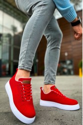 Erkek Sneaker - Kırmızı - 413