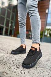 Erkek Sneaker - Siyah - 413