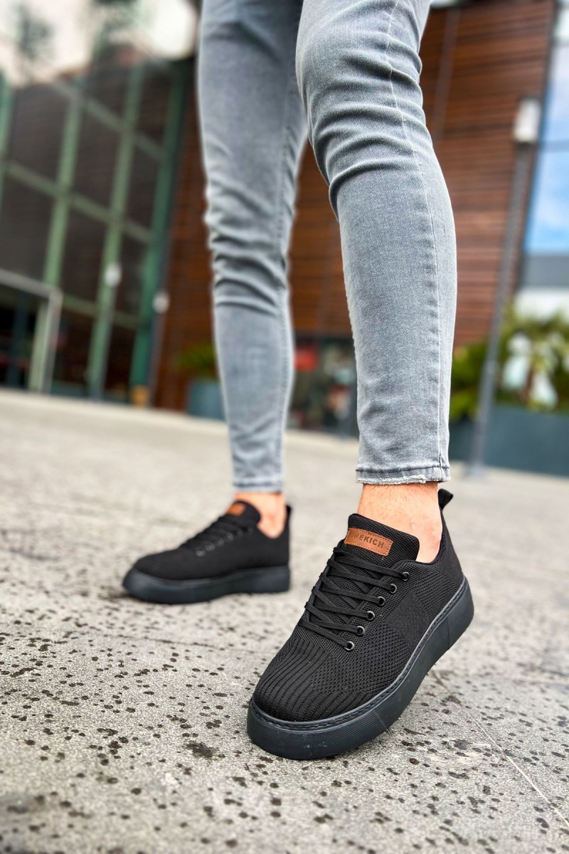 Erkek Sneaker - Siyah - 413