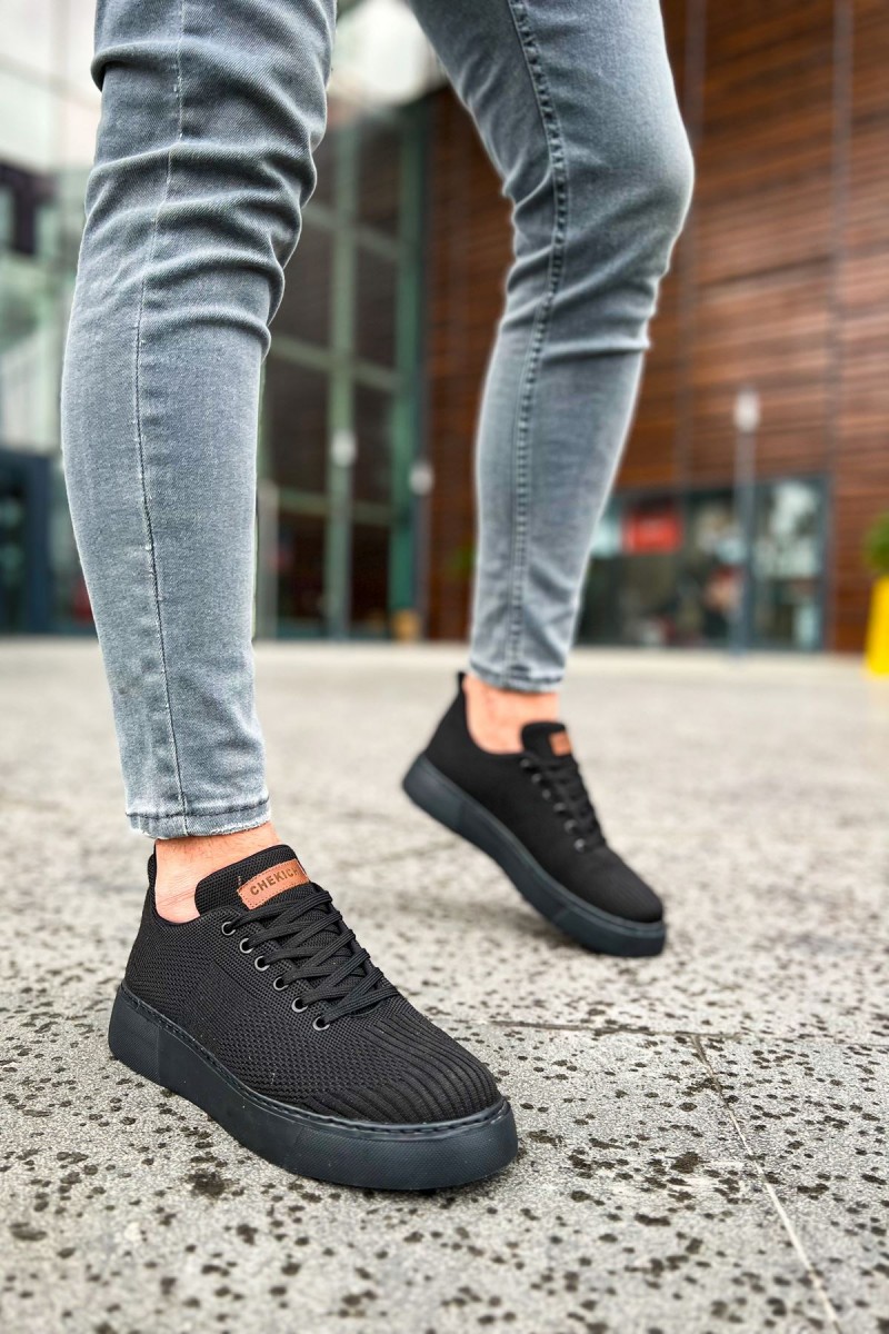 Erkek Sneaker - Siyah - 413